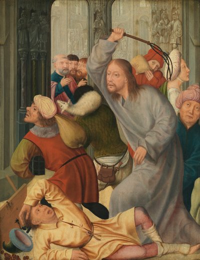 Christ Driving the Money-changers from the Temple by Quentin Massys or Matsys