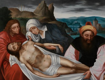Lamentation of Christ by Quentin Massys or Matsys