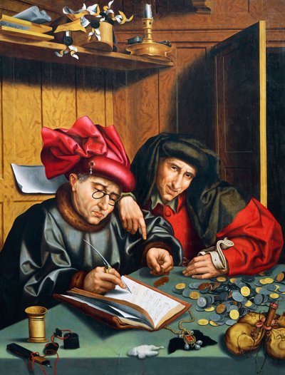 Money Lenders by Quentin Massys or Matsys