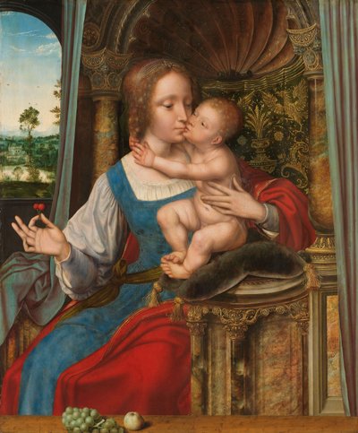 Virgin and Child by Quentin Massys or Matsys