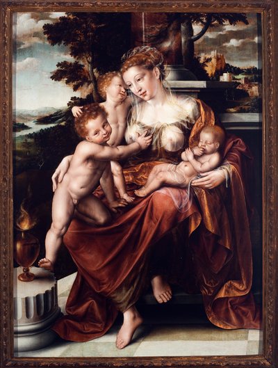 Allegory of Charity by Quentin Massys or Metsys