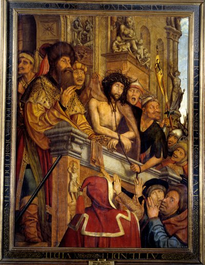 Ecce Homo Pontius Pilate Presenting Christ to the Crowd by Quentin Massys or Metsys