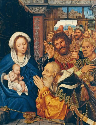 The Adoration of the Magi by Quentin Massys or Metsys