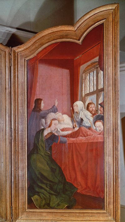 The Holy Kinship, or the Altarpiece of St. Anne, (detail) 1509 by Quentin Massys or Metsys