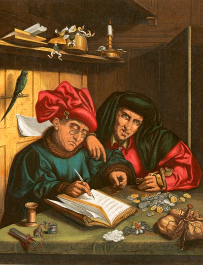 The Misers by Quentin Massys or Metsys