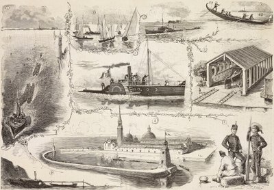 Engraving from drawing by Quinto Cenni by Quinto Cenni