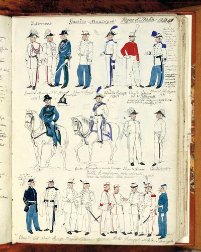 Municipal Guards, Military Uniforms of the Kingdom of Italy by Quinto Cenni