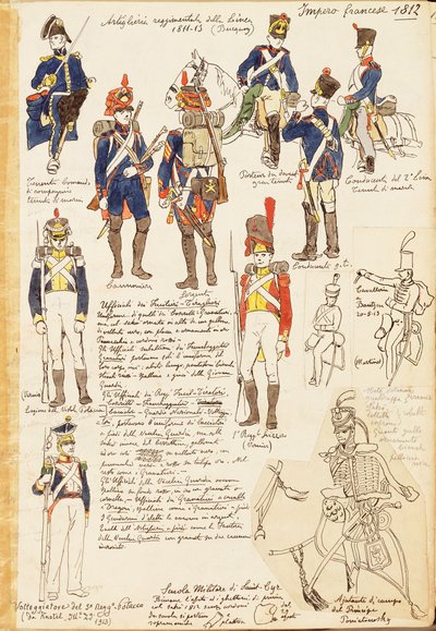 Uniforms of Artillery of Kingdom of France by Quinto Cenni