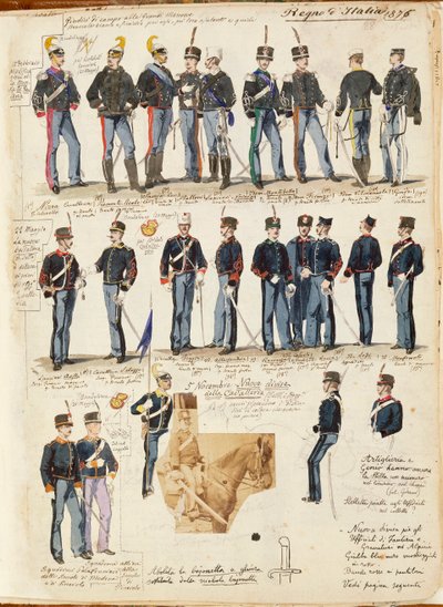 Various Uniforms of Kingdom of Italy by Quinto Cenni