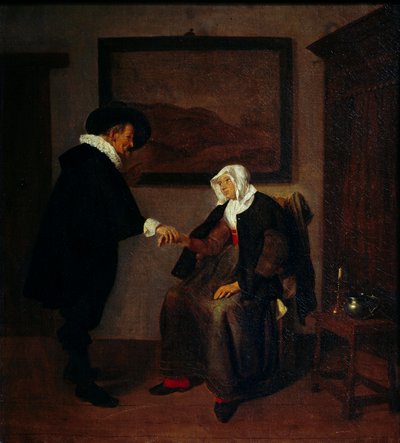 Consultation by Quiringh Gerritsz. van Brekelenkam