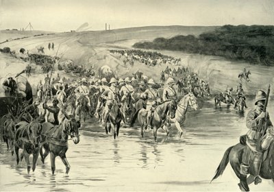 Lord Roberts and His Army Crossing the Wall River by RM Paxton