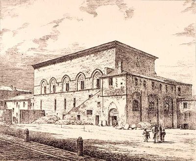 Remains of the Palace of the Popes, Orvieto, Italy by R. (after) Anderson