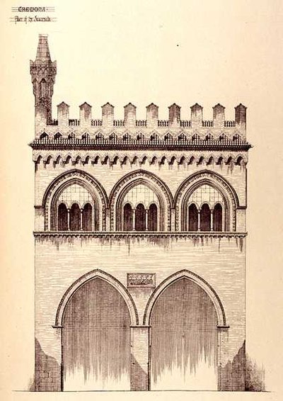 Palace of the Jurisconsults, Cremona, Italy, built in 1292, from 