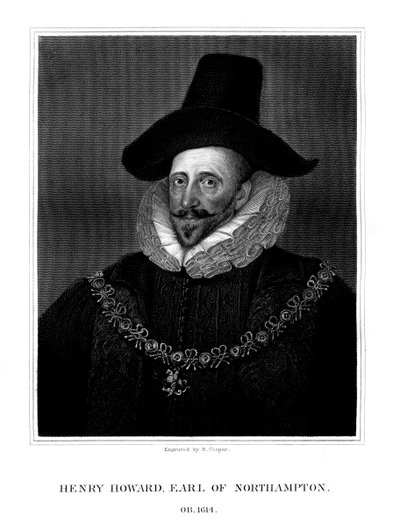 Henry Howard, 1st Earl of Northampton, 1825 by R. Cooper