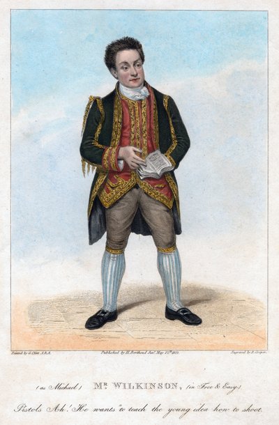 Mr Wilkinson as Michael in Free and Easy, 1822 by R. Cooper