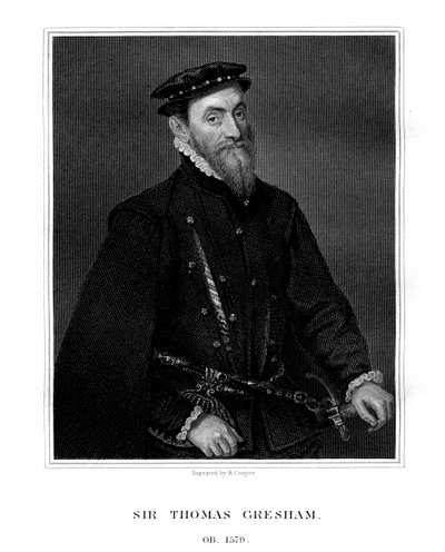 Sir Thomas Gresham, English merchant and financier, 1823 by R. Cooper