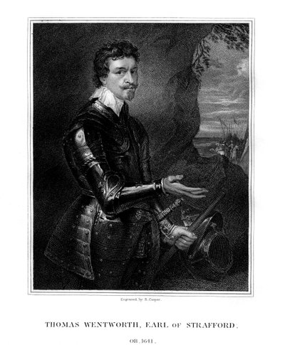 Thomas Wentworth, 1st Earl of Strafford, English Statesman by R. Cooper