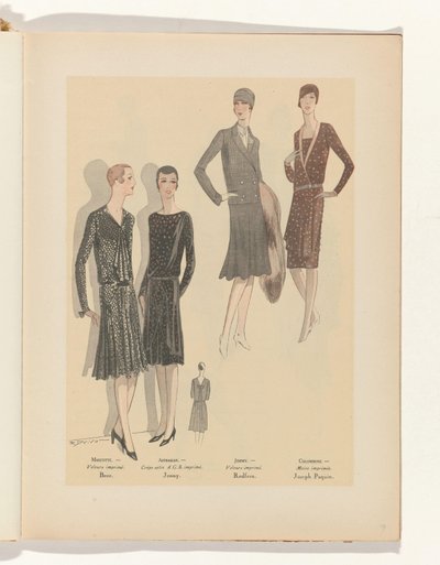 Art - Taste - Beauty, Pages of Feminine Elegance, November 1928, No. 99, 9th Year, p. 19 by R. Drivon