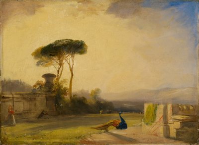 View on the Grounds of a Villa near Florence by R. P. Bonnington