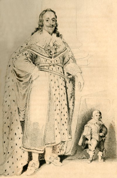 Jeffery Hudson, Aged 30 Years, 18 Inches High - Dwarf to King Charles the First by R. Page