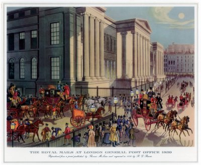 The Royal Mails at London General Post Office by R. Reeves