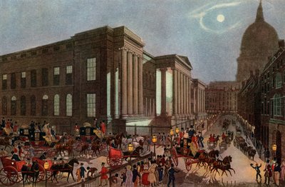 The Royal Mails starting from the General Post Office, London, 1830 by R. Reeves