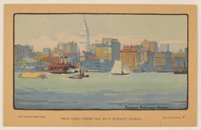 New York from the 34th Street Ferry by Rachael Robinson Elmer