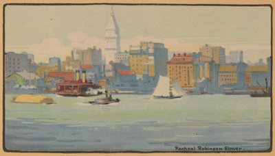 New York from the 34th Street Ferry by Rachael Robinson Elmer