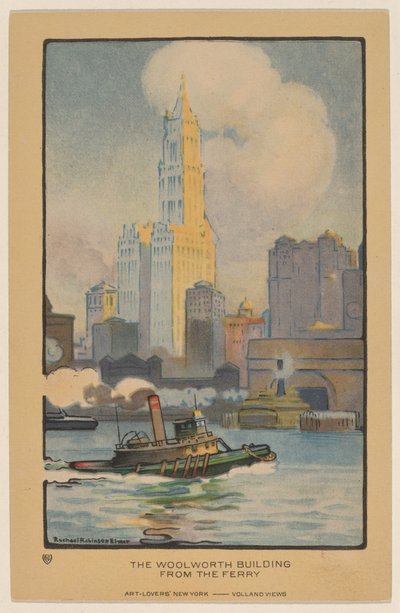 The Woolworth Building from the Ferry by Rachael Robinson Elmer