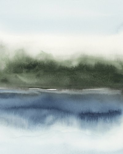 Serene Abstract Landscape by Rachel Elise