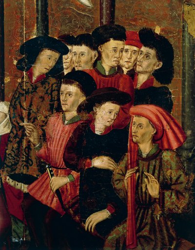 Preaching (detail) by Rafael & Figuera Joan (active c.1454 1477) Tomas