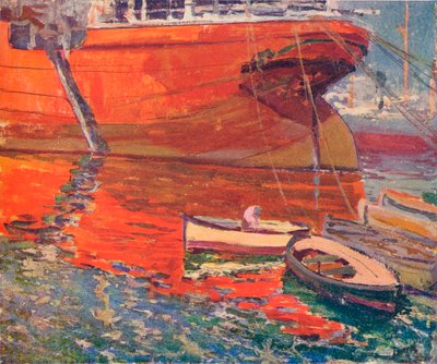 The Red Ship, Barcelona by Rafael Forns y Romans