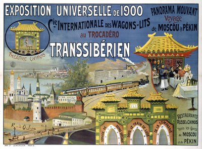 Exposition Universelle 1900. Compagnie Internationale des Wagons-Lits by Rafael de Ochoa y Madrazo