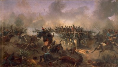 Third War of Independence, Prince Umberto at Square of Villafranca, 24 June 1866 by Raffaele Pontremoli