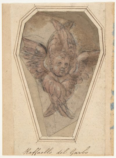 A Seraph Cartoon for an Embroidery by Raffaellino del Garbo