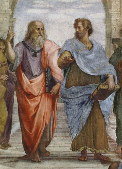 Aristotle and Plato: School of Athens (detail) by Raffaello Sanzio Raphael
