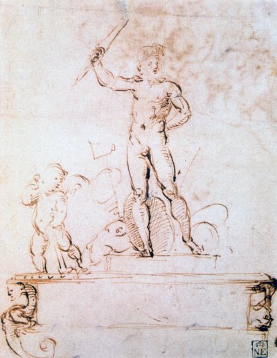 Outline composition for a decoration of a festival by Raffaello Sanzio Raphael