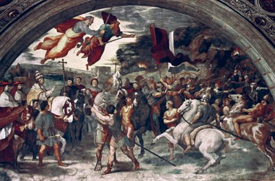 Pope Leo I, Repulsing Attila (detail) by Raffaello Sanzio Raphael