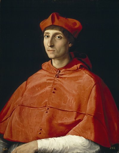 Portrait of a Cardinal by Raffaello Sanzio Raphael