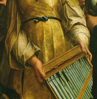 St. Cecilia surrounded by St. Paul, St. John the Evangelist, St. Augustine and Mary Magdalene, c.1513 (detail) by Raffaello Sanzio Raphael