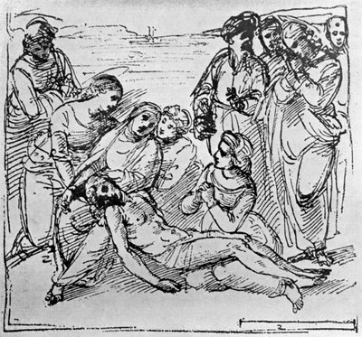 Study for The Entombment by Raffaello Sanzio Raphael