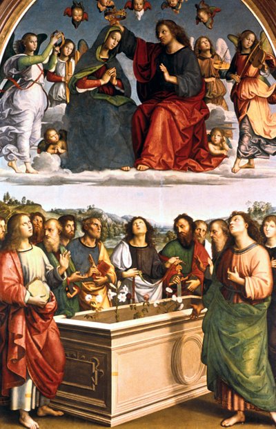 The Crowning of the Virgin Oddi Altar by Raffaello Sanzio Raphael