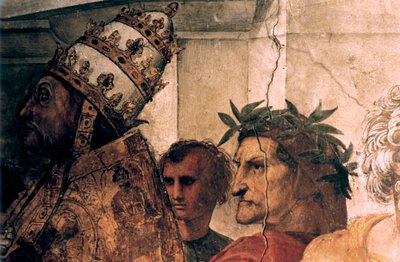 The Disputation on the Holy Sacrament (detail), 1508-1509 by Raffaello Sanzio Raphael