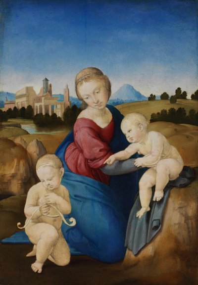 The Madonna and Child with the Infant Baptist (The Esterházy Madonna) by Raffaello Sanzio Raphael