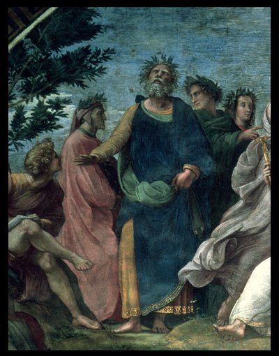 The Parnassus (detail) by Raffaello Sanzio Raphael