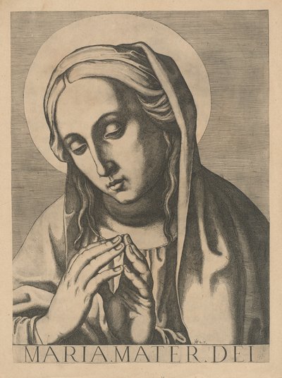 Bust of the Virgin by Raffaello Schiaminossi