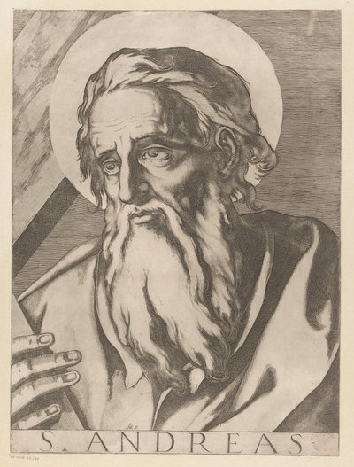Saint Andrew by Raffaello Schiaminossi
