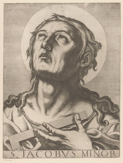 Saint James the Lesser (Christ, Mary, and the Twelve Apostles series, Il sacrato collegio apostolico series) by Raffaello Schiaminossi