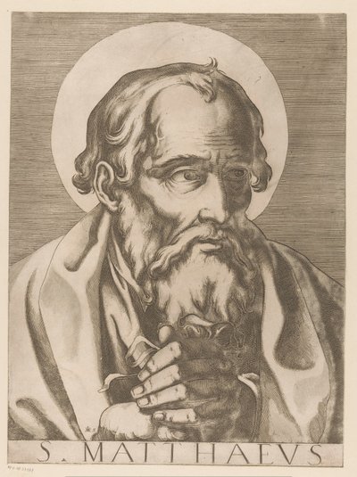 Saint Matthew by Raffaello Schiaminossi