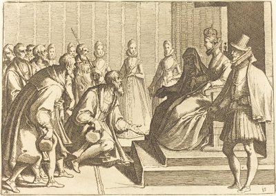 Margaret of Austria Giving Audience to a Nobleman by Raffaello Schiaminossi